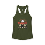 Volleyball Mom Racerback Tank – Personalized Name & Number Option | Lightweight Women’s Volleyball Tank Top - Magnolia Wild SC