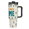 Just One More Game 40oz Soccer Tumbler with Handle and Straw (Made in USA) - Magnolia Wild SC