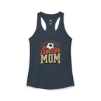 Soccer Mom Racerback Tank – Personalized Name & Number Option | Lightweight Women’s Soccer Tank Top - Magnolia Wild SC