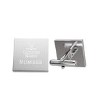 Personalized Hockey Cufflinks — Custom Name & Number Engraving - Magnolia Wild SC