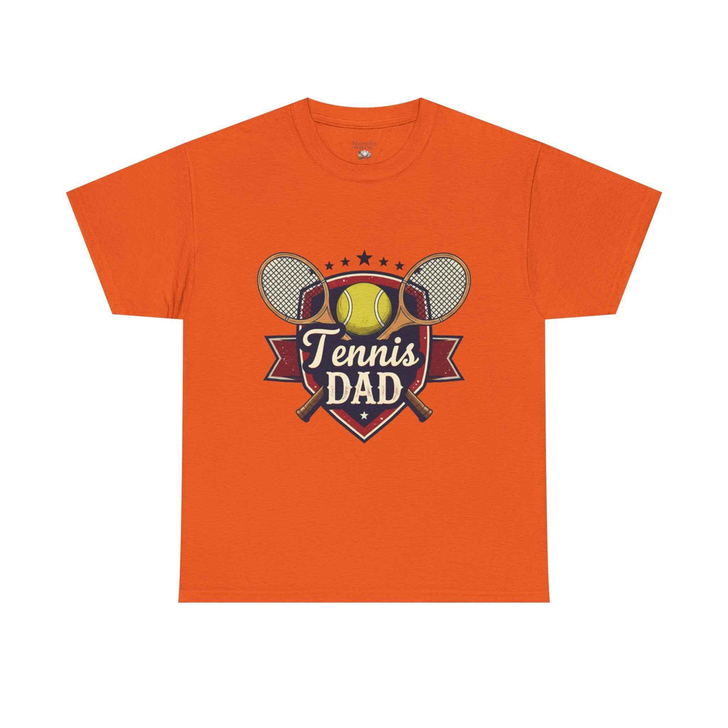 Retro Badge Style: The Vintage Tennis Dad Shield Tee