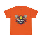 Retro Badge Style: The Vintage Tennis Dad Shield Tee