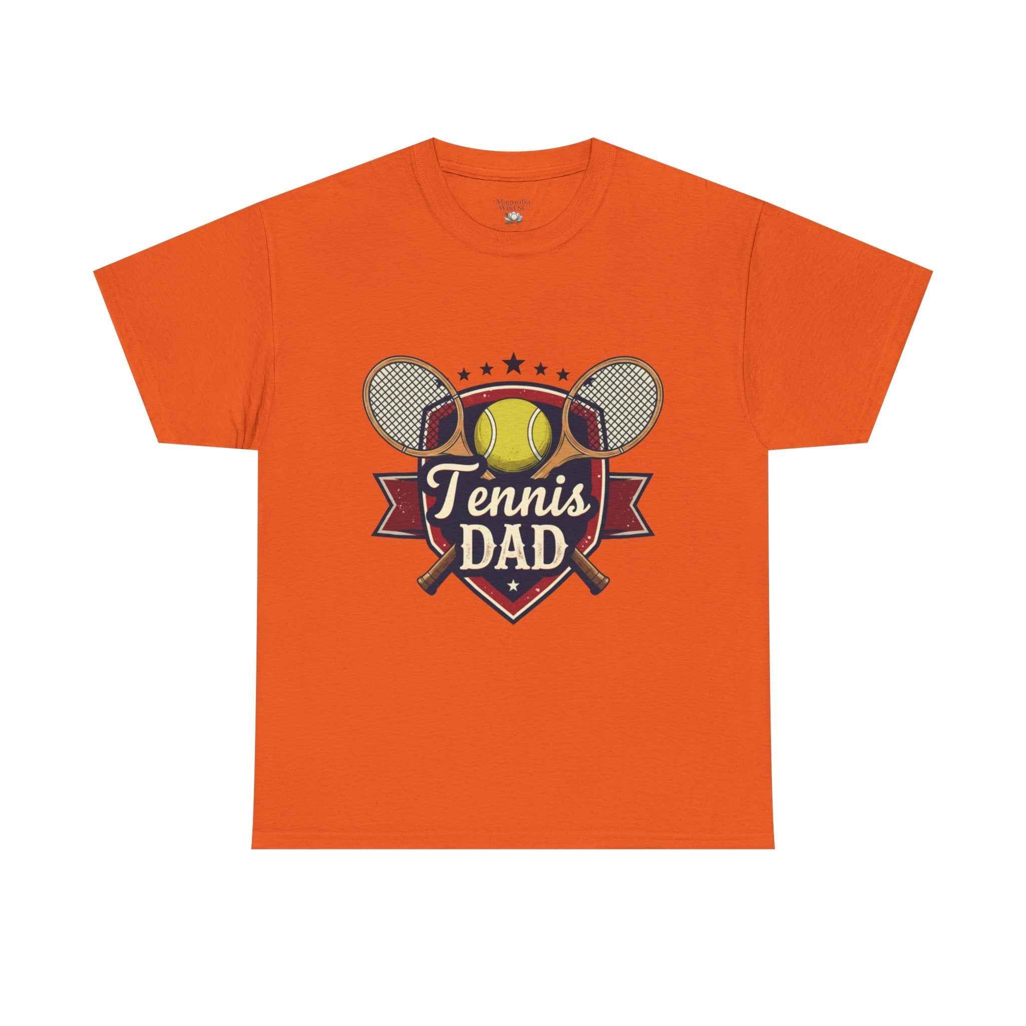 Retro Badge Style: The Vintage Tennis Dad Shield Tee