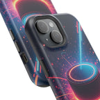 Neon Laser Hockey Puck Impact-Resistant Phone Case - Magnolia Wild SC