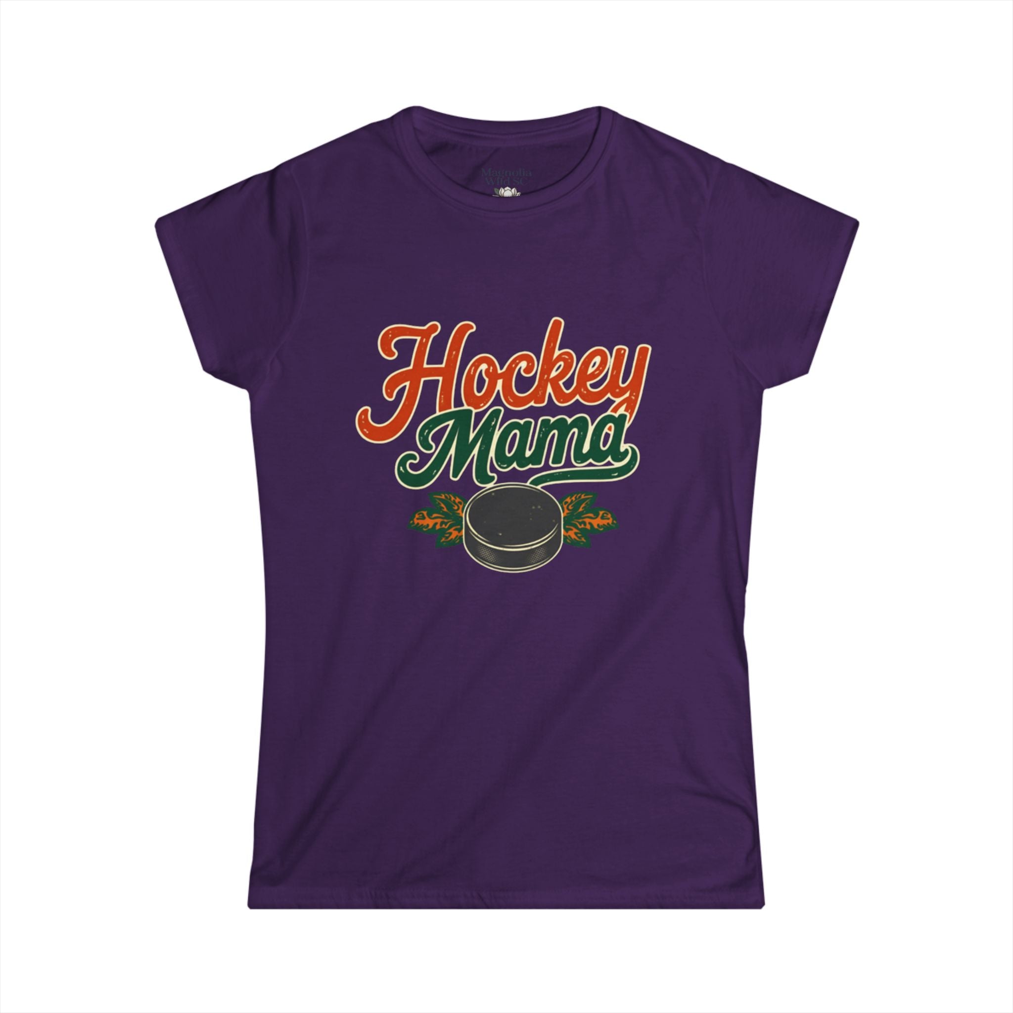 Vintage Inspired Hockey Mama Tee - Magnolia Wild SC