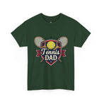 Retro Badge Style: The Vintage Tennis Dad Shield Tee