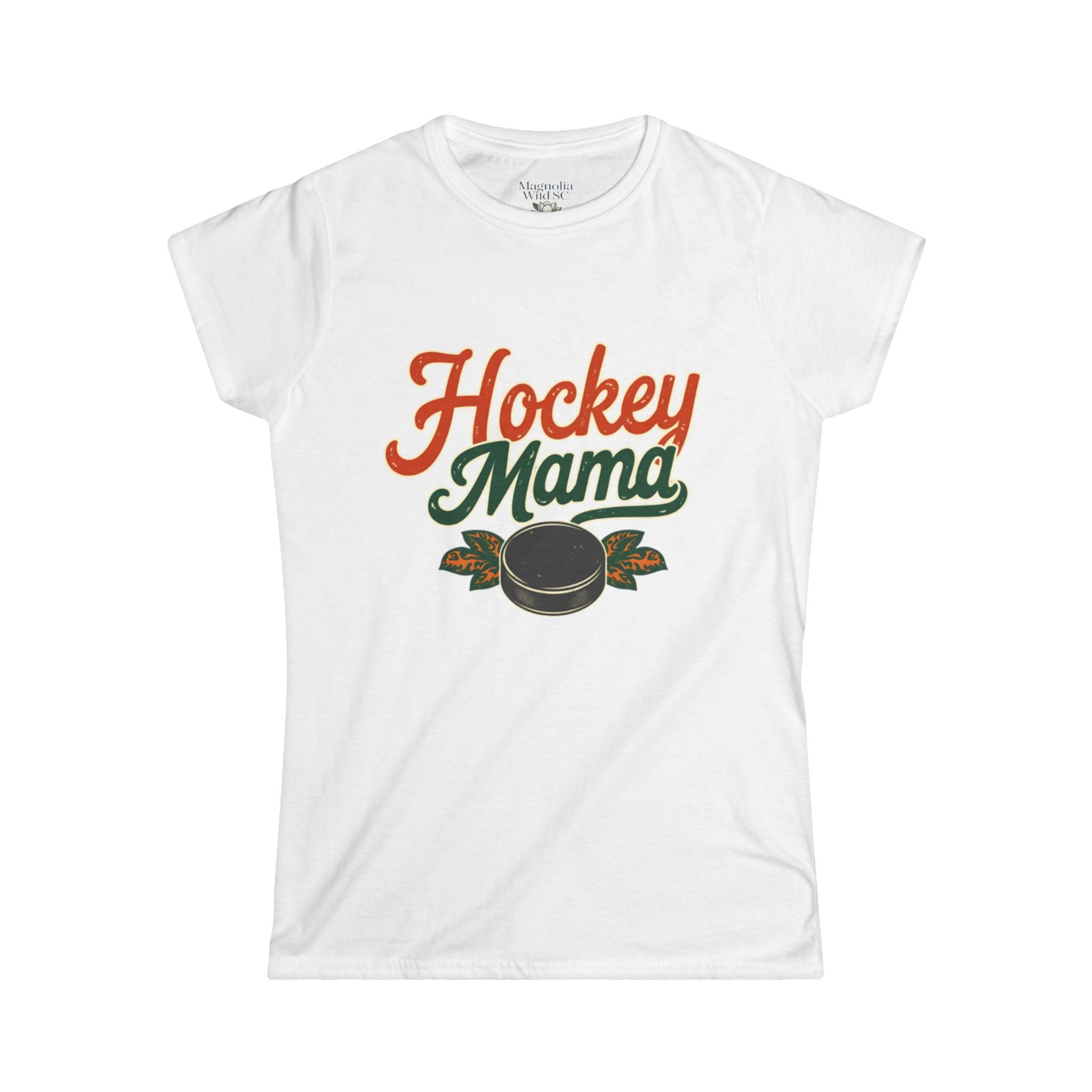 Vintage Inspired Hockey Mama Tee - Magnolia Wild SC