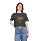 Lacrosse Mama Crop Tee | Retro Lacrosse Graphic, Mom Sports Top - Magnolia Wild SC
