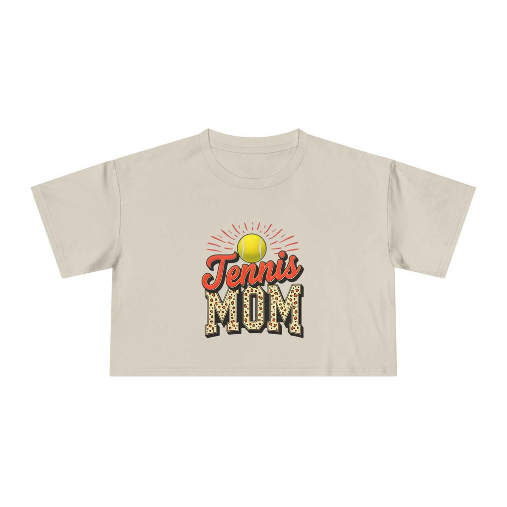 Tennis Mom Cheetah Print Crop Tee