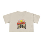 Tennis Mom Cheetah Print Crop Tee