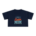 Swim Mom Print Crop Tee - Magnolia Wild SC
