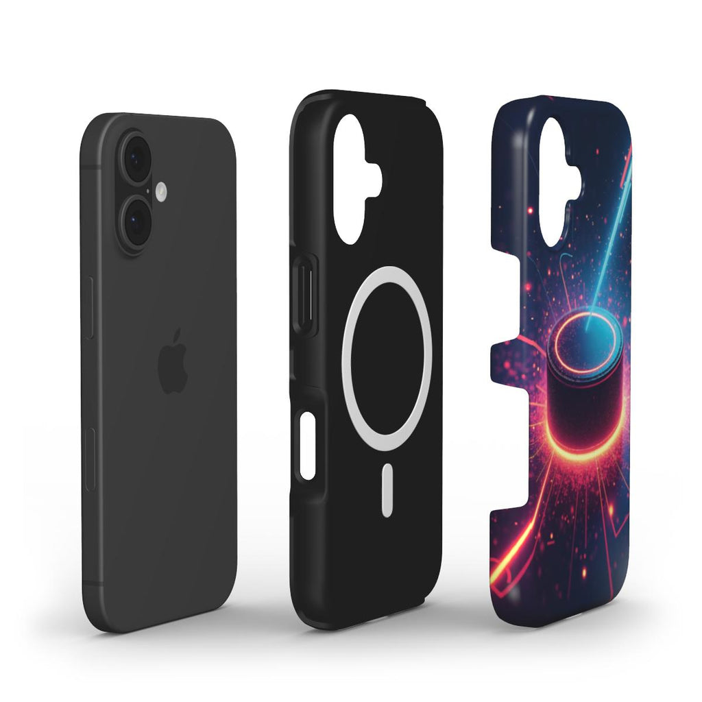 Power Play Neon: MagSafe Compatible Tough iPhone Case - Magnolia Wild SC