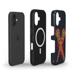 Lacrosse Flames Magnetic Impact-Resistant Phone Case - Magnolia Wild SC