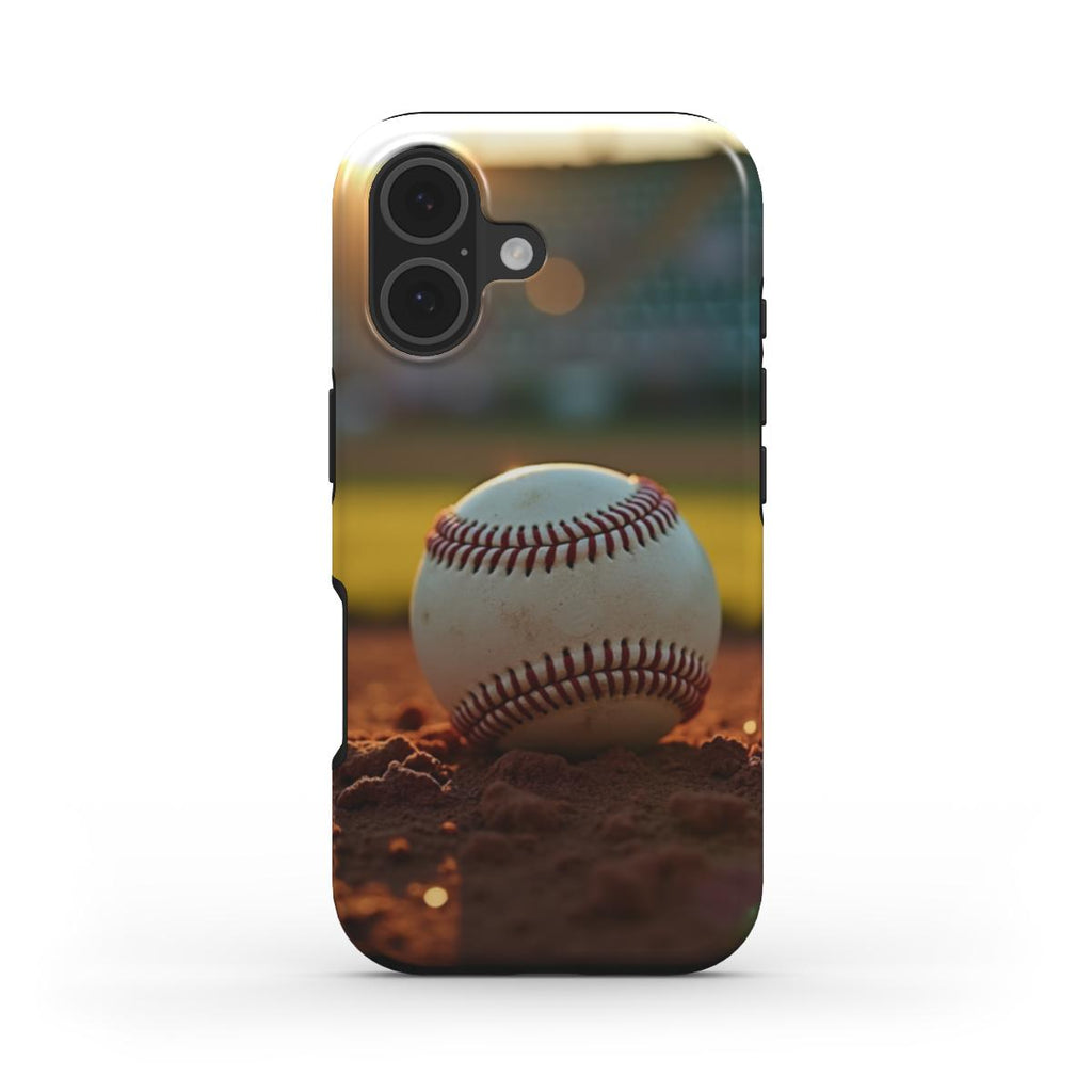 MagSafe Compatible Baseball Sunset Tough iPhone Case