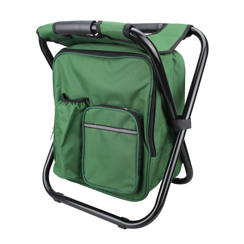 Double Shoulder Insulation Backpack Foldable Ice Pack Chair Oxford Cloth - Magnolia Wild SC