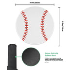 Baseball Mouse Pad – Non-Slip Rubber Base Polyester Mouse Pad - Magnolia Wild SC
