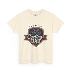 Retro Badge Style: The Vintage Cycling Dad Shield Tee - Magnolia Wild SC