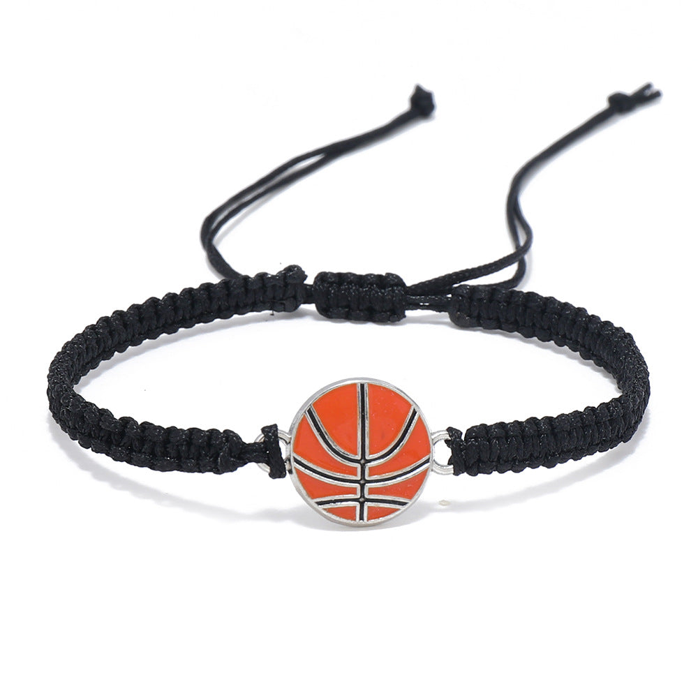 Multi-Sport Braided Bracelet Adjustable Jewelry for Game Day Fans - Magnolia Wild SC