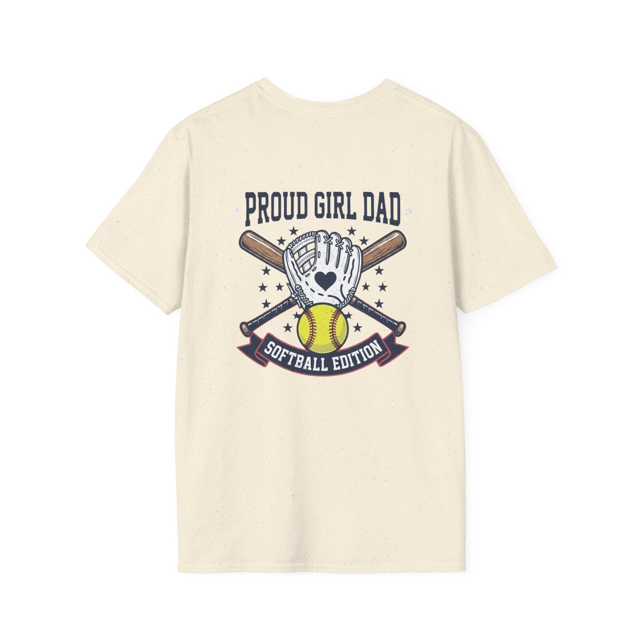 Proud Girl Dad Softball T-Shirt — Proud Dad of a Softball Player - Magnolia Wild SC