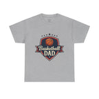 Retro Court Style: The Vintage Basketball Dad Shield Tee - Magnolia Wild SC