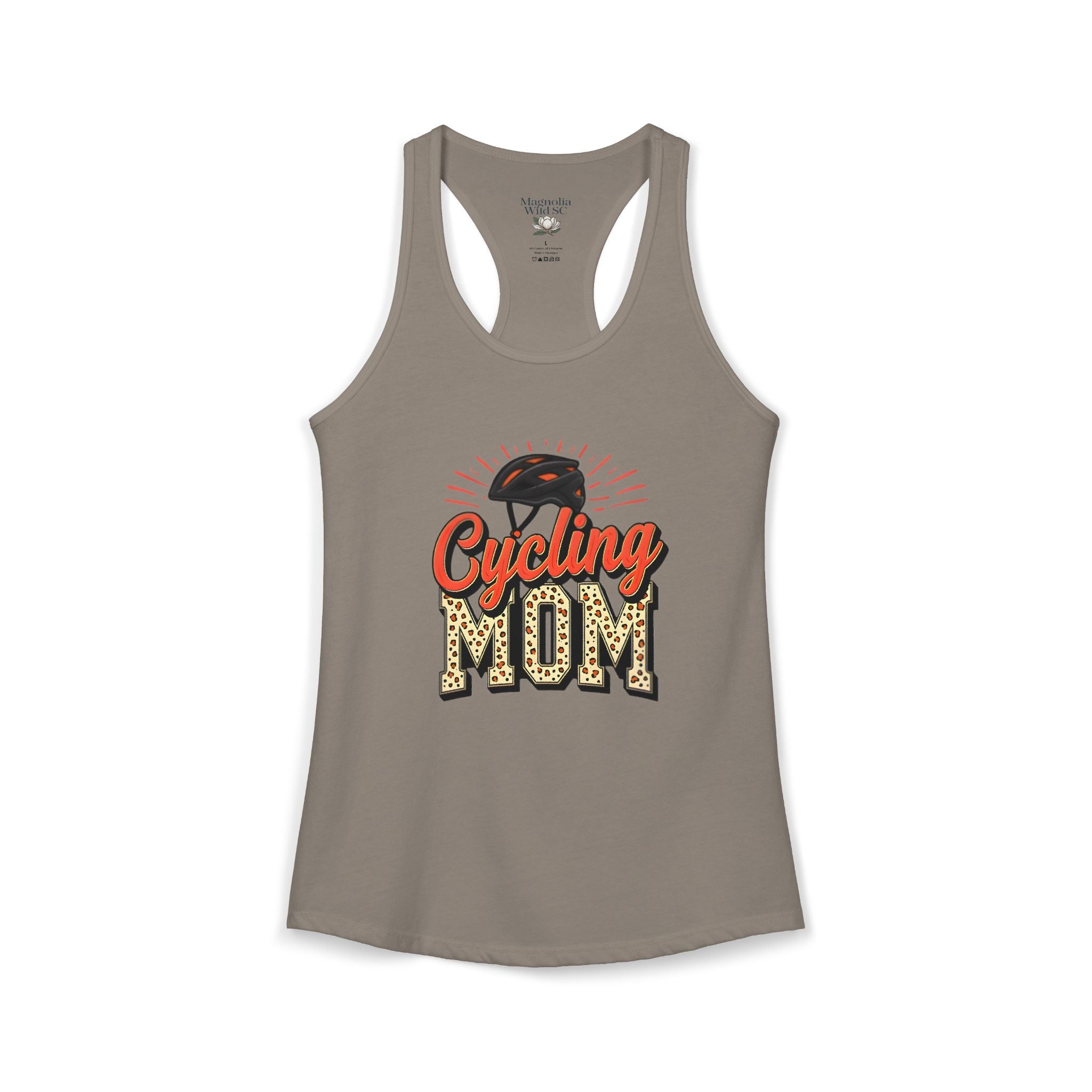 Personalized Cycling Mom Racerback Tank – Personalized Name & Number Option | Lightweight Women’s Cycling Tank TopCycling Racerback Tank - Magnolia Wild SC