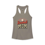 Baseball Mom Racerback Tank – Personalized Name & Number Option