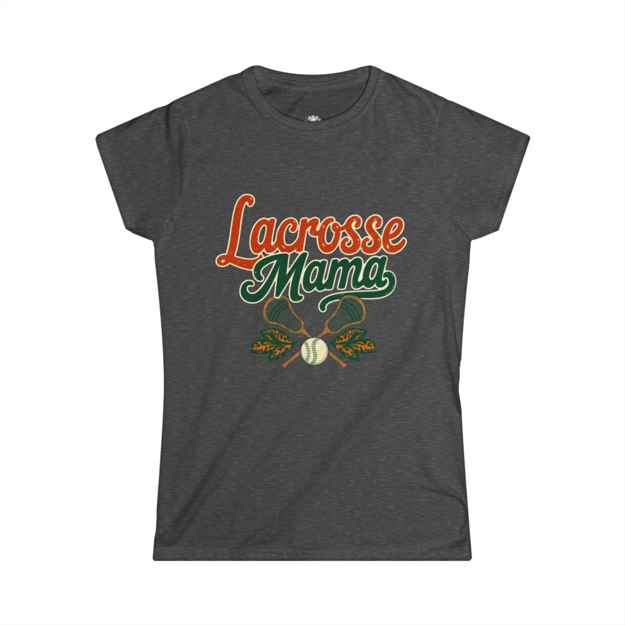 Vintage Inspired Lacrosse Mama Tee - Magnolia Wild SC