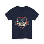 Retro Badge Style: The Vintage Cycling Dad Shield Tee - Magnolia Wild SC