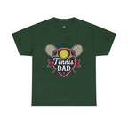 Retro Badge Style: The Vintage Tennis Dad Shield Tee