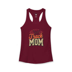 Track Mom Racerback Tank – Personalized Name & Number Option