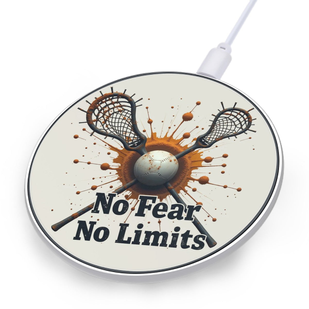 Wireless Charger - Lacrosse Charging Pad for Fast and Convenient Charging - Magnolia Wild SC