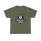 Retro Badge Style: The Vintage Soccer Dad Shield Tee