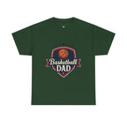 Retro Court Style: The Vintage Basketball Dad Shield Tee - Magnolia Wild SC