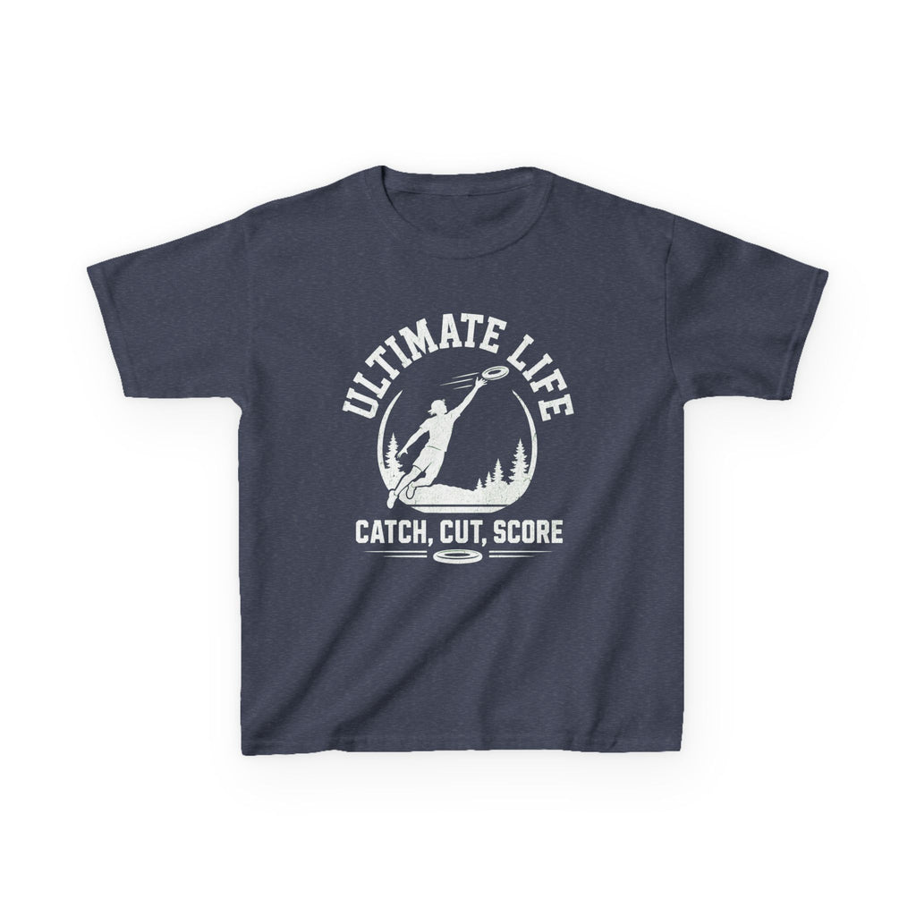 Ultimate Life Kids Tee — “Catch, Cut, Score” Ultimate Frisbee Youth Shirt - Magnolia Wild SC