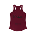 Volleyball Mom Racerback Tank – Personalized Name & Number Option | Lightweight Women’s Volleyball Tank Top - Magnolia Wild SC