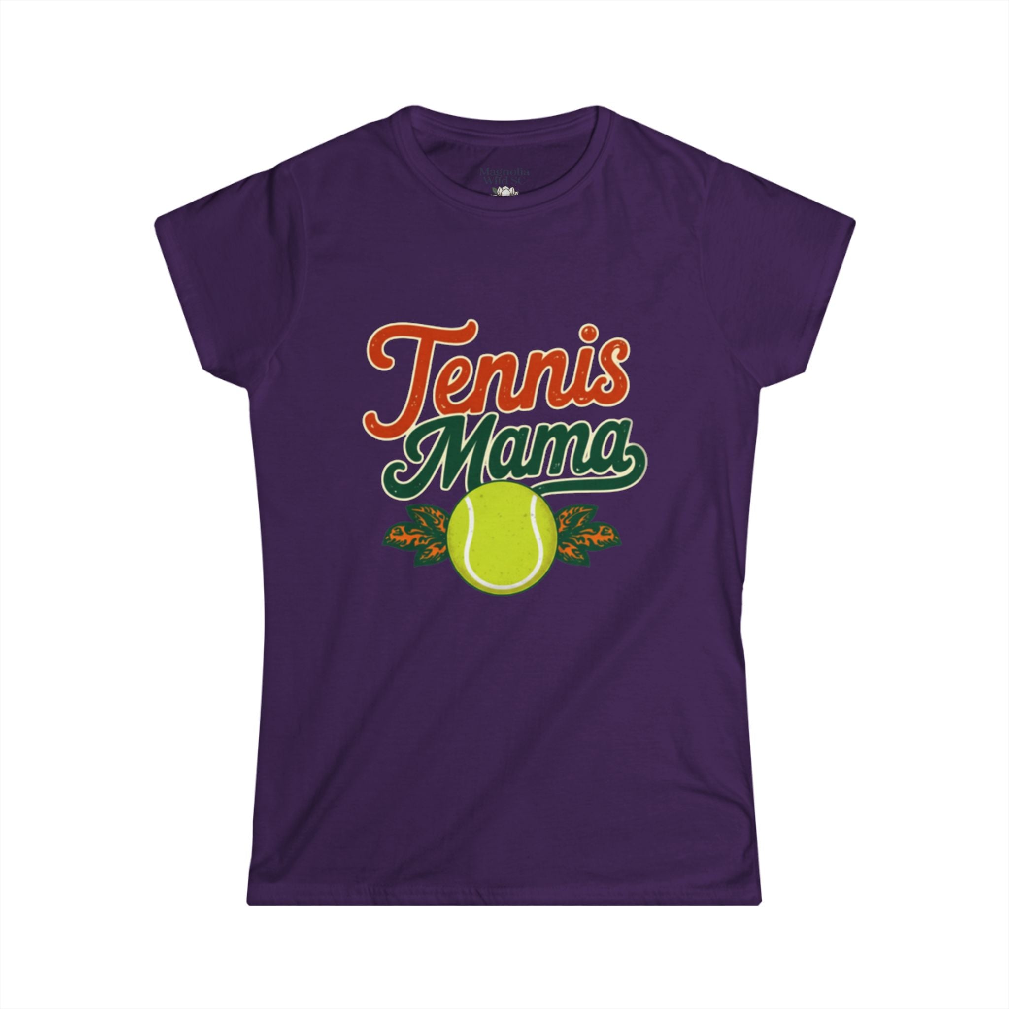 Retro Tennis Mama Tee - Magnolia Wild SC