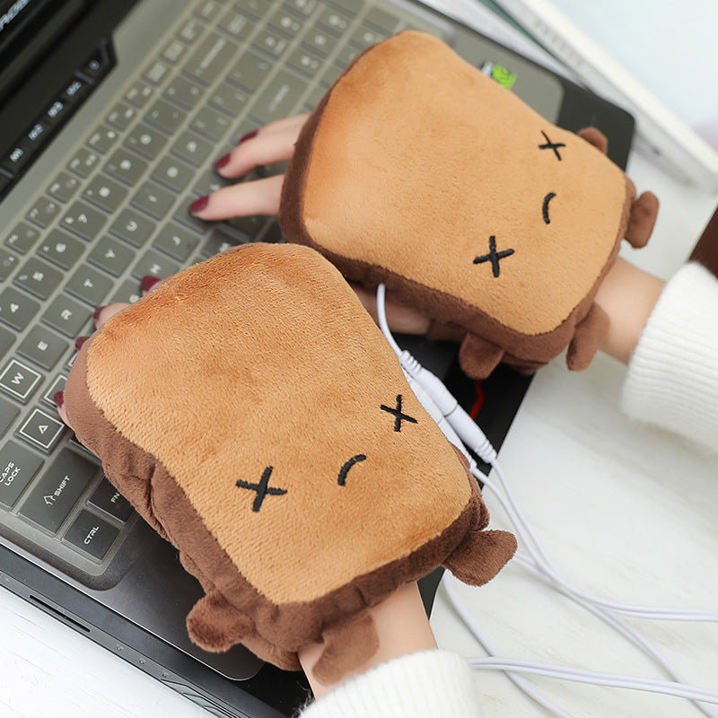 Cute Toast USB Hand Warmers – Cozy Heated Gloves for Sports Moms | Stay Warm at Ice Rinks, Games & Cold Weather Practices - Magnolia Wild SC