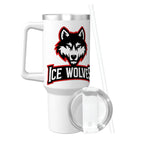 Customizable Team Spirit 40oz Insulated Tumbler with Handle and Straw for Team Manager or Coaches Gifts - Magnolia Wild SC
