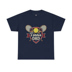 Retro Badge Style: The Vintage Tennis Dad Shield Tee