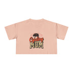 Cycling Mom Cheetah Print Crop Tee - Magnolia Wild SC