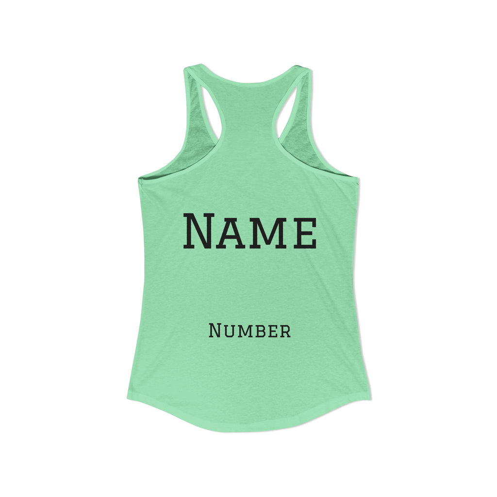 Softball Mom Racerback Tank – Personalized Name & Number Option - Magnolia Wild SC