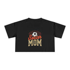 Soccer Mom Cheetah Print Women's Crop Tee - Magnolia Wild SC