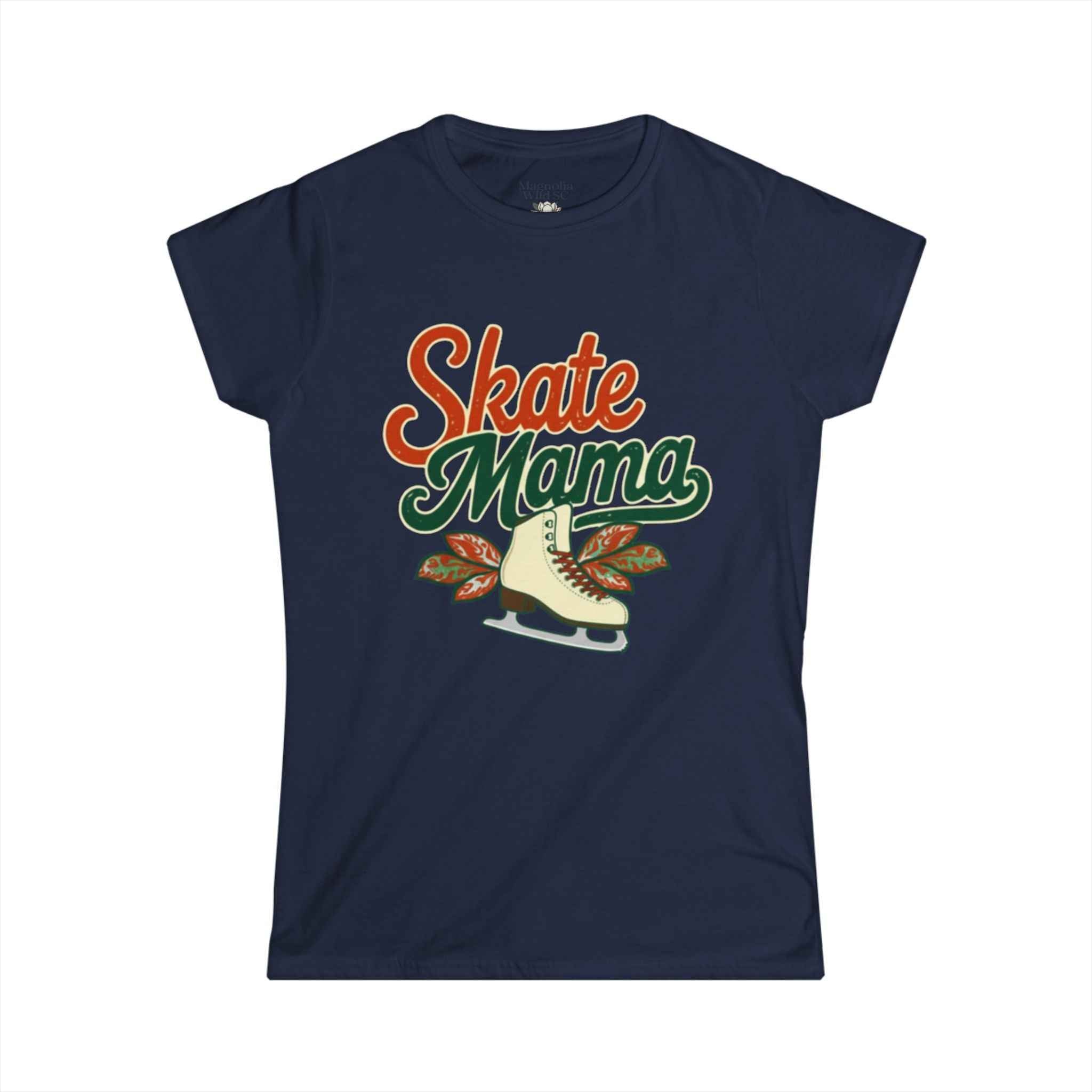 Retro Figure Skating Mama Tee