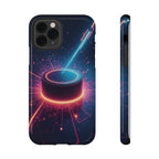 Neon Laser Hockey Puck Impact-Resistant Phone Case - Magnolia Wild SC
