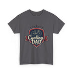 Retro Badge Style: The Vintage Cycling Dad Shield Tee - Magnolia Wild SC