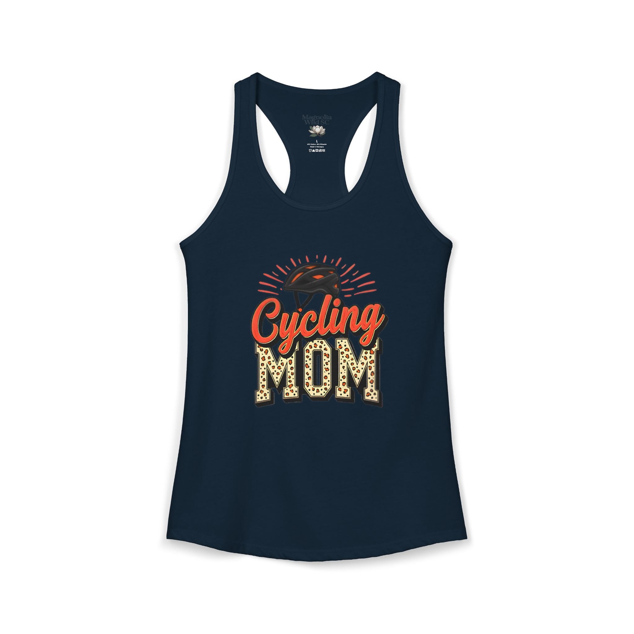 Personalized Cycling Mom Racerback Tank – Personalized Name & Number Option | Lightweight Women’s Cycling Tank TopCycling Racerback Tank - Magnolia Wild SC