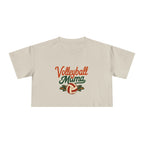 Volleyball Mama Crop Tee | Retro Volleyball Graphic, Mom Sports Top - Magnolia Wild SC