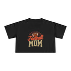 Football Mom Cheetah Print Crop Tee - Magnolia Wild SC