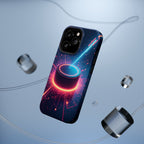 Neon Laser Hockey Puck Impact-Resistant Phone Case - Magnolia Wild SC