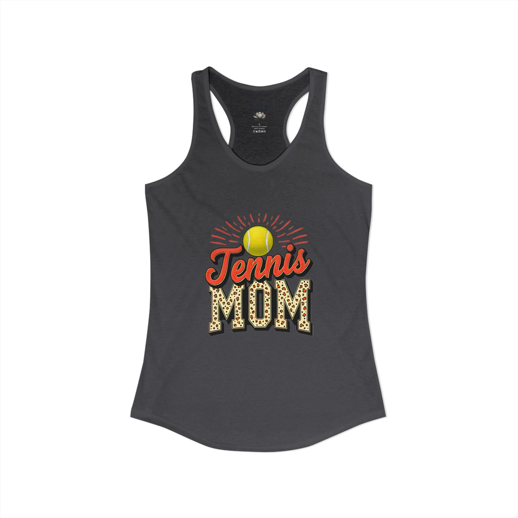 Mom Tennis Mom Racerback Tank – Personalized Name & Number Option | Lightweight Women’s Tennis Tank Top - Magnolia Wild SC
